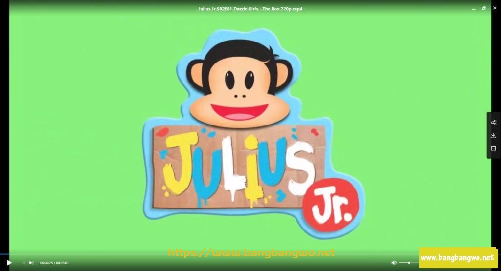Nick Jr英文动画 爱发明的小小大嘴猴 Julius Jr 3-7岁 第1+2季共37集