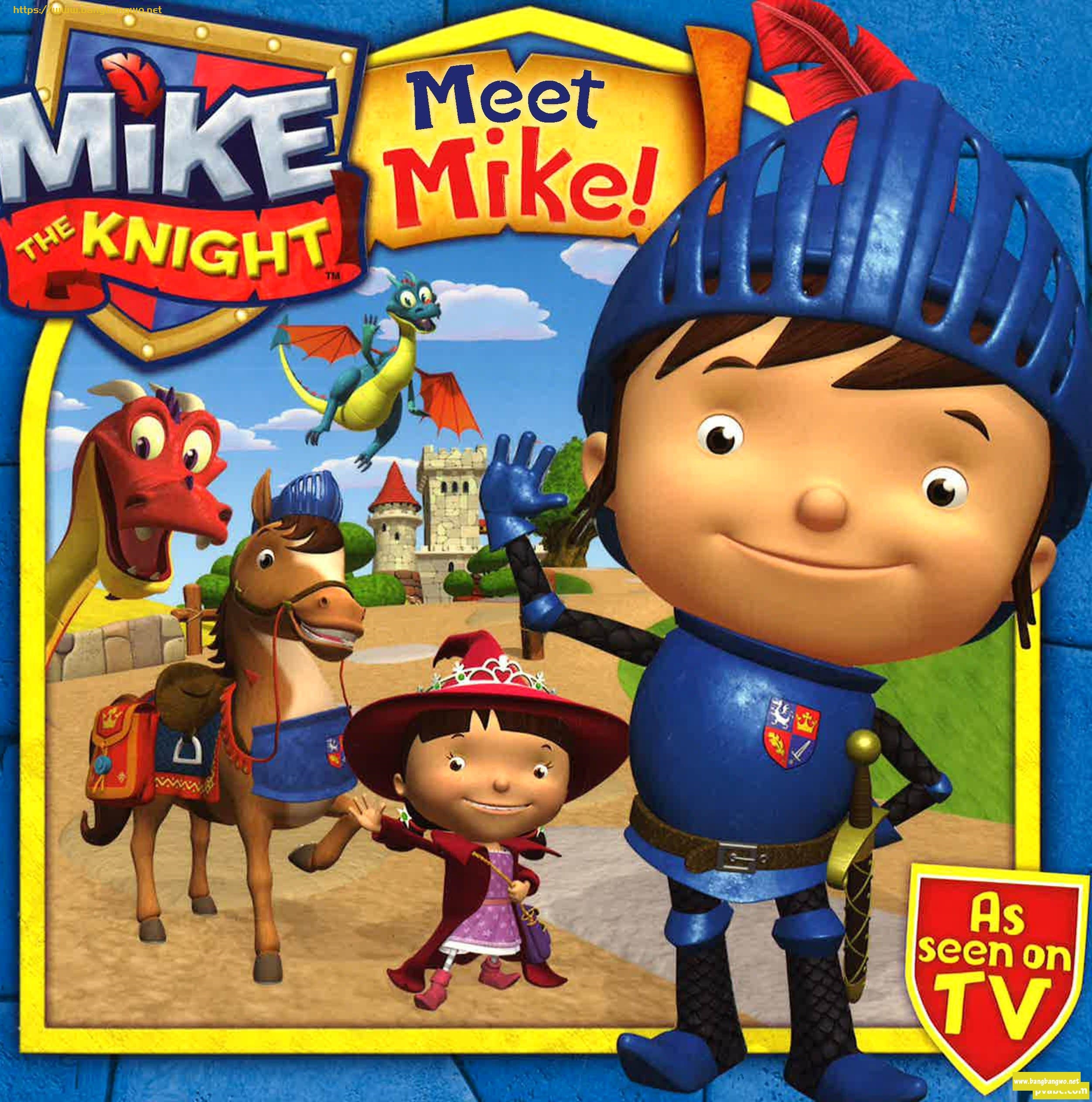 麦克小骑士mike the knight英文动画片